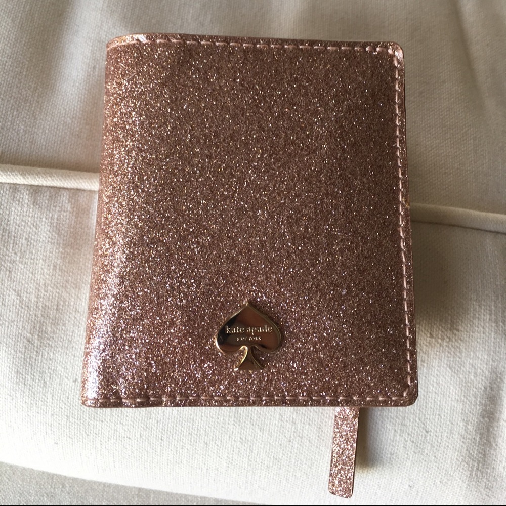 Pink Glitter Kate Spade Wallet, New!